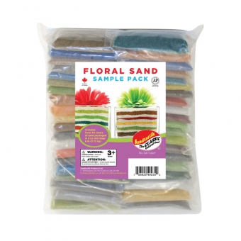 Complete Floral Sand Sampler 40 pc Set